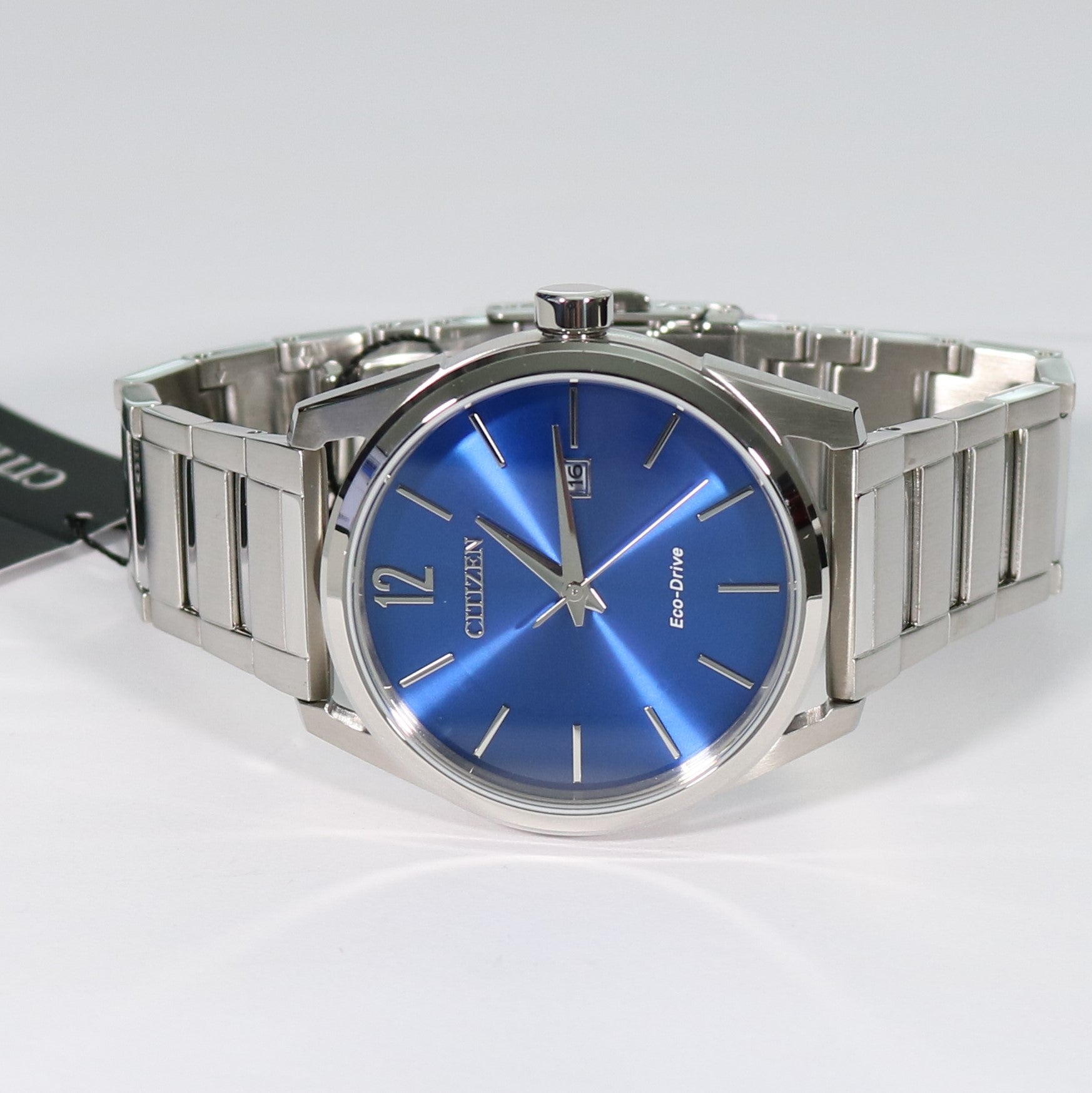 Citizen Eco-Drive Blue Dial Stainless Steel Elegant Men's Watch BM7411-83L