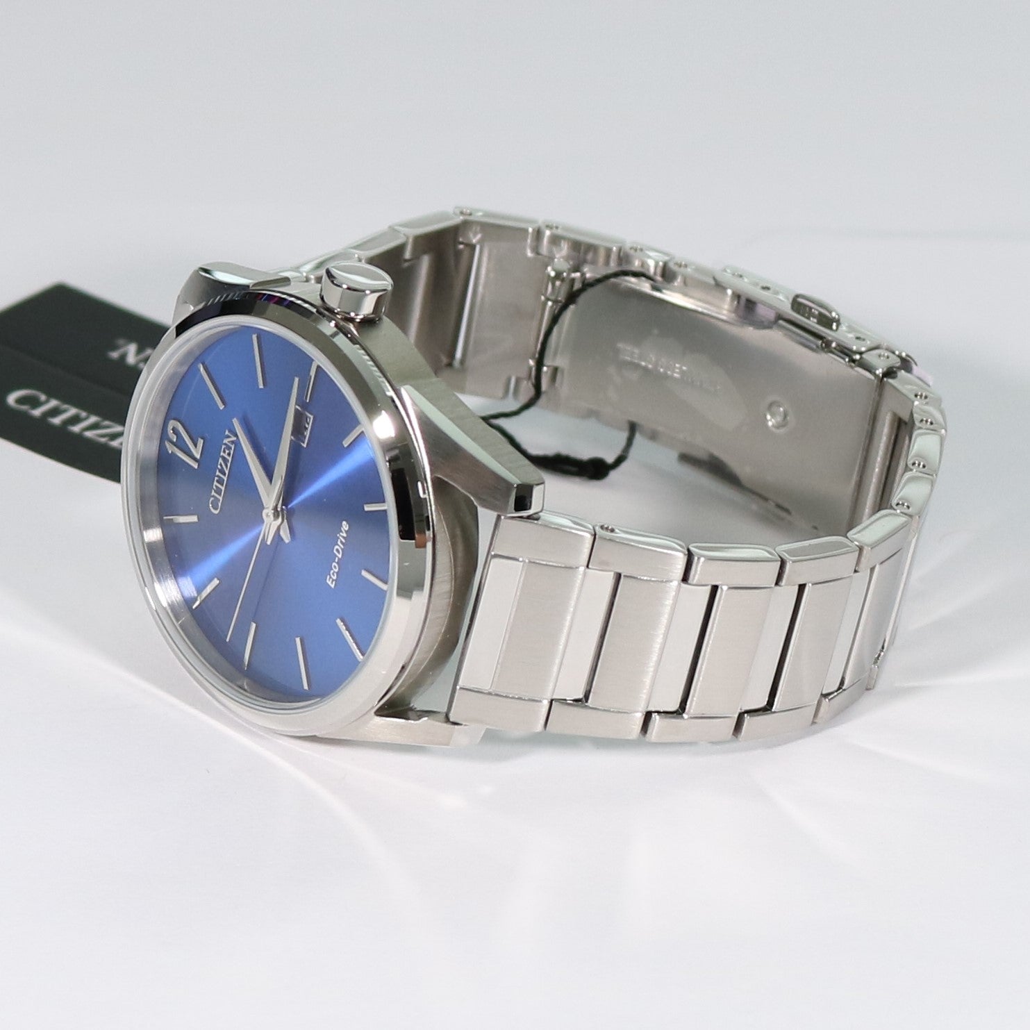 Citizen Eco-Drive Blue Dial Stainless Steel Elegant Men's Watch BM7411-83L