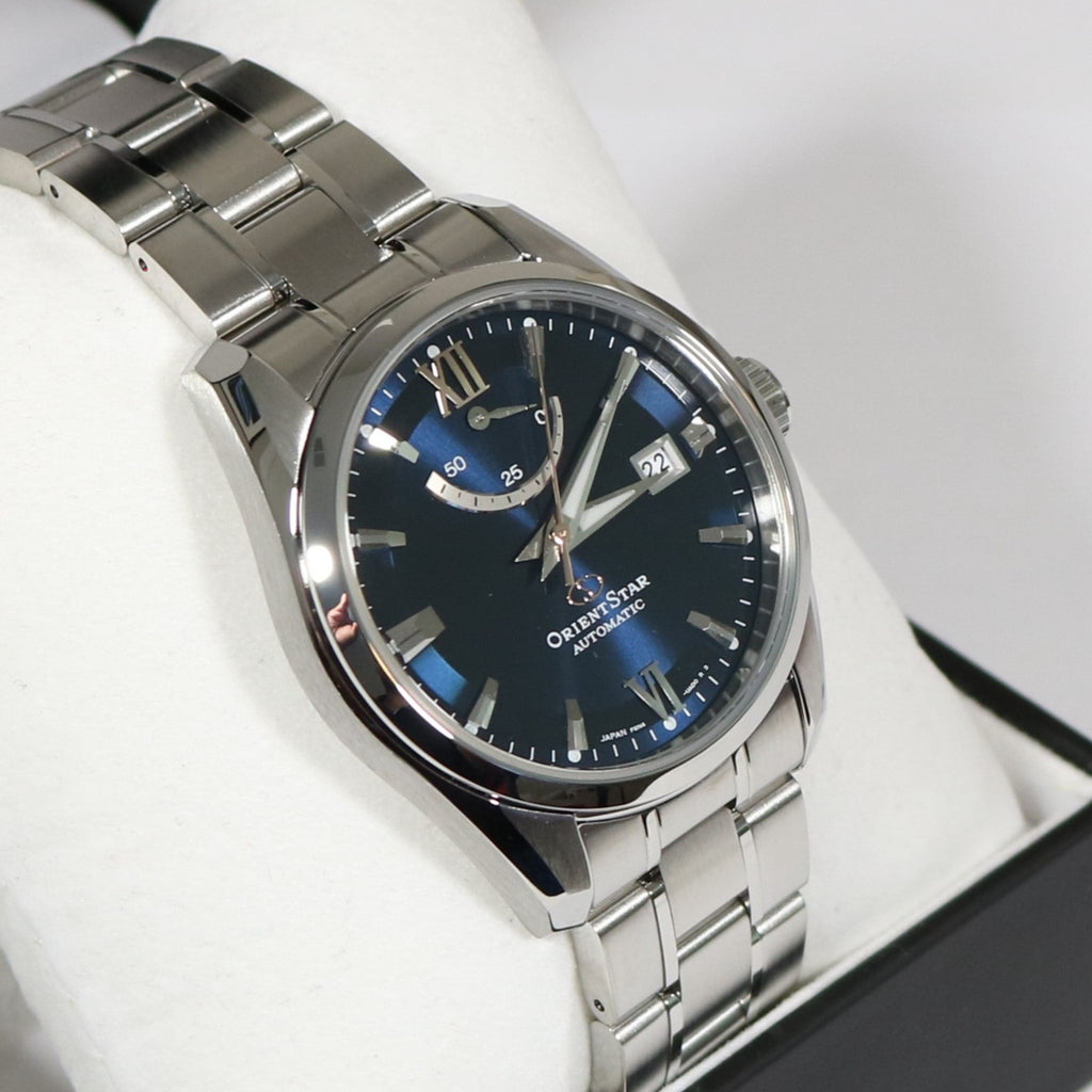 Orient Star Automatic Blue Dial Stainless Steel Men s Watch RE