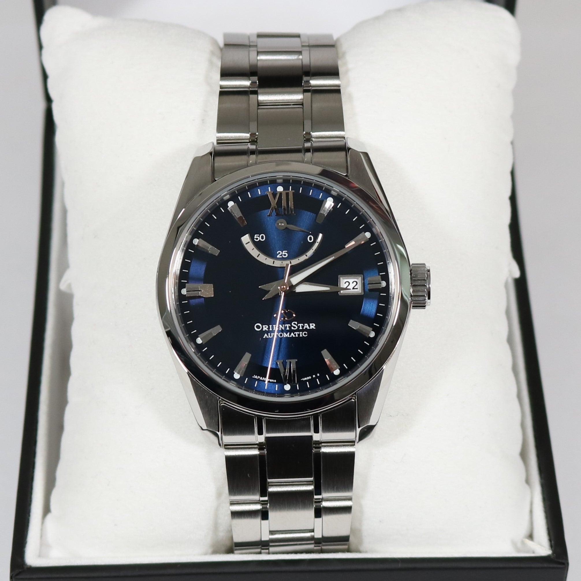 Orient Star Automatic Blue Dial Stainless Steel Men's Watch RE-AU0005L00B 2