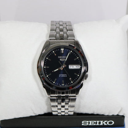 Seiko 5 Blue Dial Automatic Stainless Steel Men's Watch SNK357K1