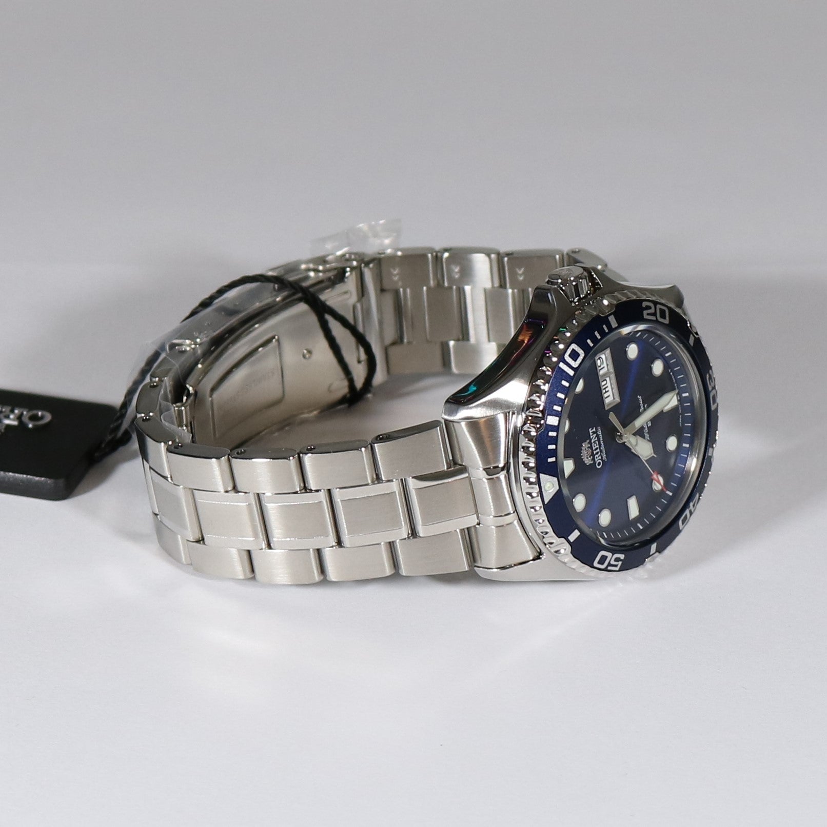 Orient Ray II Men's Blue Dial Automatic Stainless Steel Watch FAA02005D9 - Chronobuy