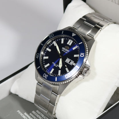 Orient Kanno Blue Dial Stainless Steel Diver Men's Watch RA-AA0009L19B