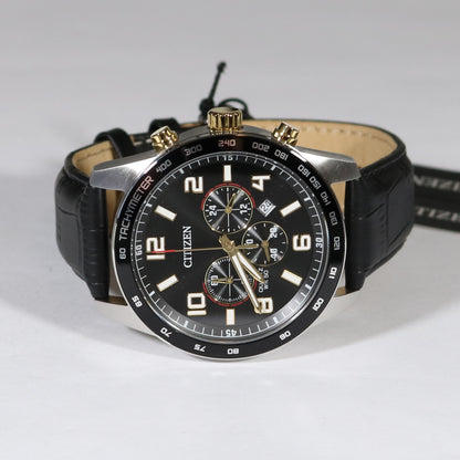 Citizen Quartz Men's Black Dial Chronograph Watch AN8166-05E