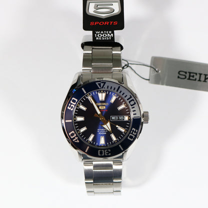 Seiko 5 Sports Automatic Blue Dial Men's Watch SRPC51K1 - Chronobuy