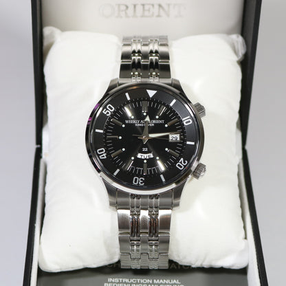 Orient King Diver Automatic Black Dial Stainless Steel Watch RA-AA0D01B