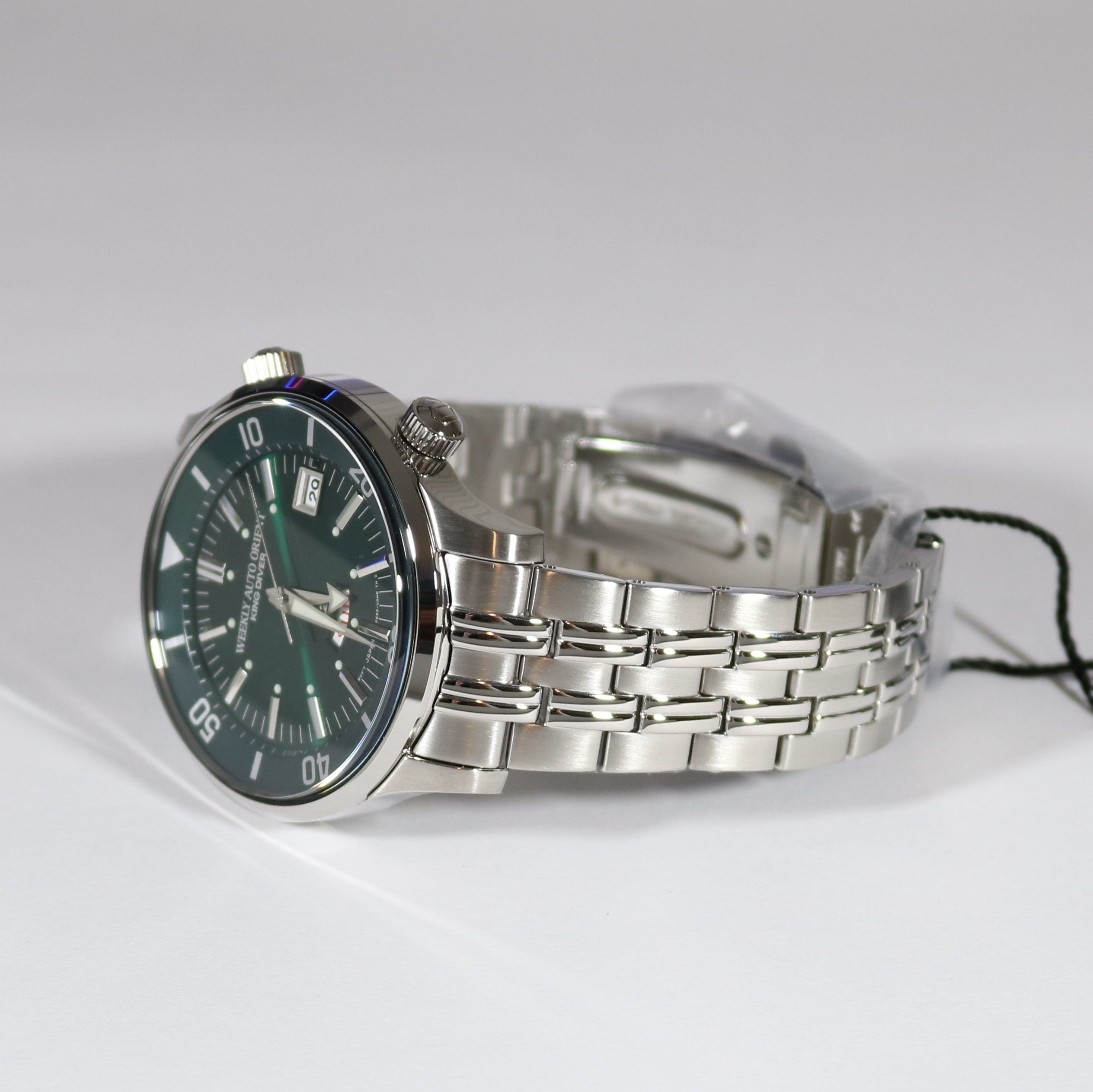 Orient King Diver Automatic Green Dial Stainless Steel Watch RA-AA0D03E