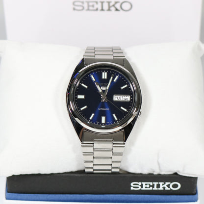 Seiko 5 Automatic Blue Dial Stainless Steel 21 Jewels Men's Watch SNXS77K 2