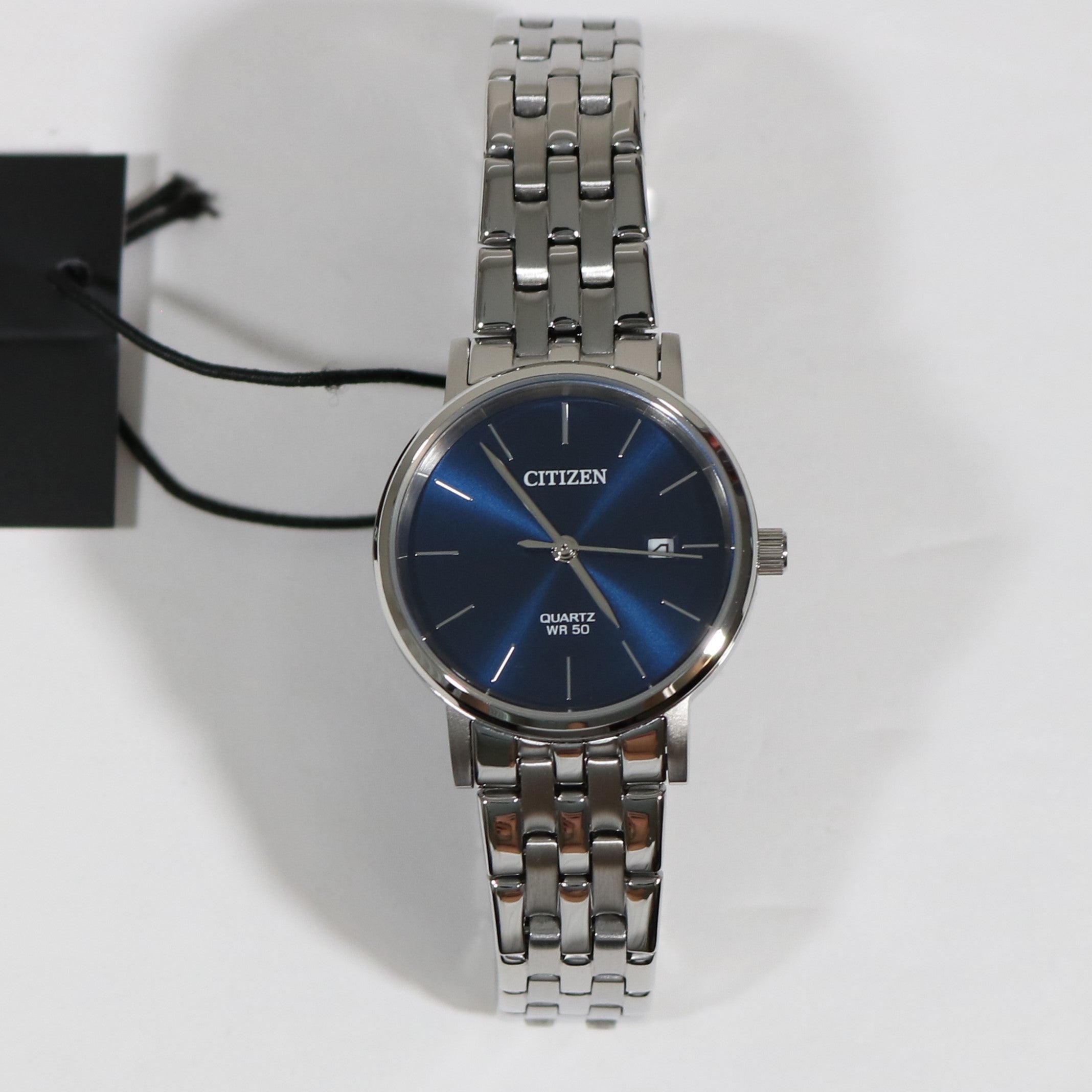 Dial Citizen Quartz Stainless Dress Steel Watch Chronobuy Blue – Women\'s EU6090-54