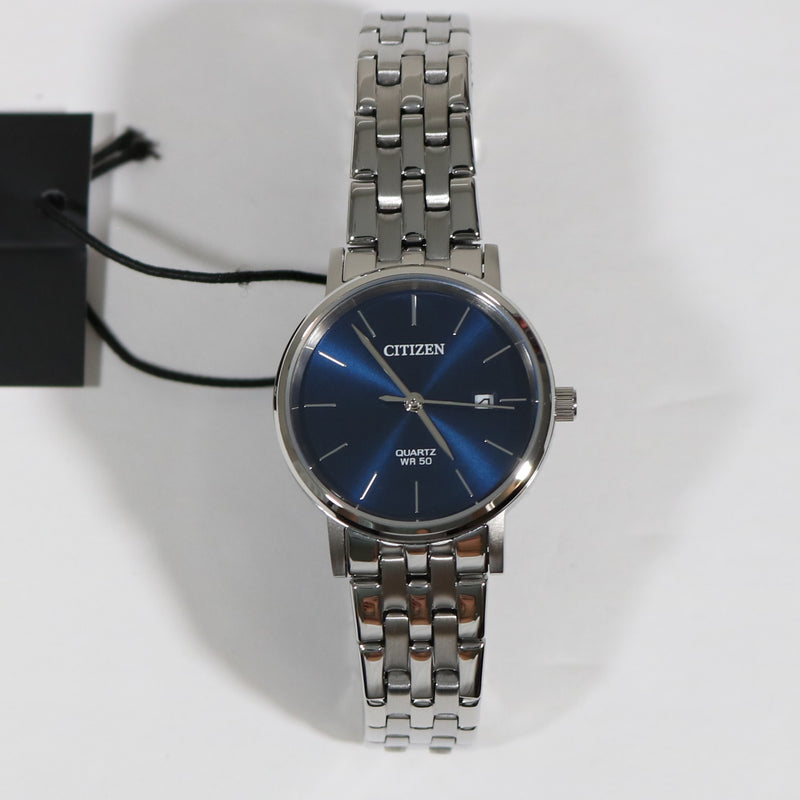 Steel EU6090-54 Quartz Watch – Citizen Chronobuy Blue Stainless Dial Women\'s Dress