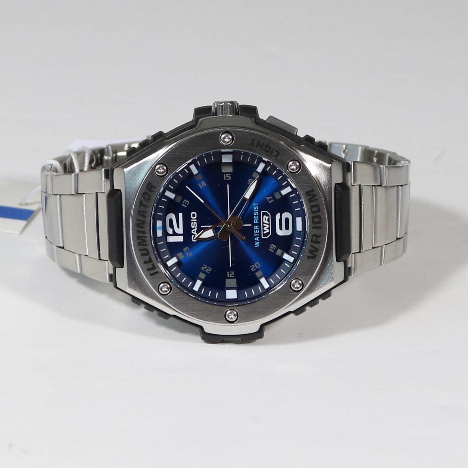 Casio Illuminator Blue Dial Stainless Steel Men's Watch MWA-100HD-2AVEF