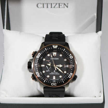 Citizen Promaster Men's Rose Gold Tone Bezel Diver Watch BN2037-11E