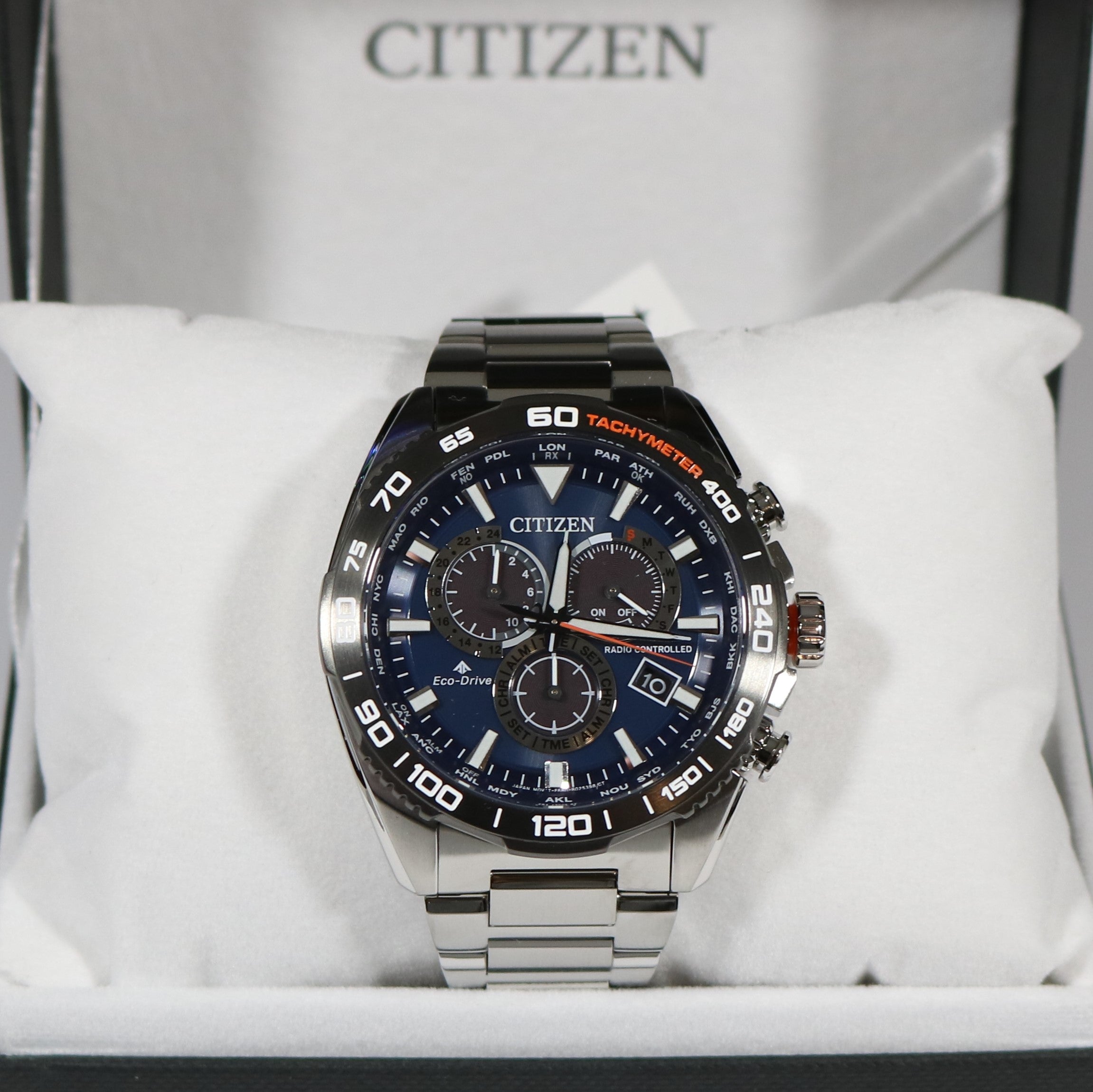 Citizen Eco Drive Promaster Land Solar Radio Men's Watch CB5034-82L - Chronobuy