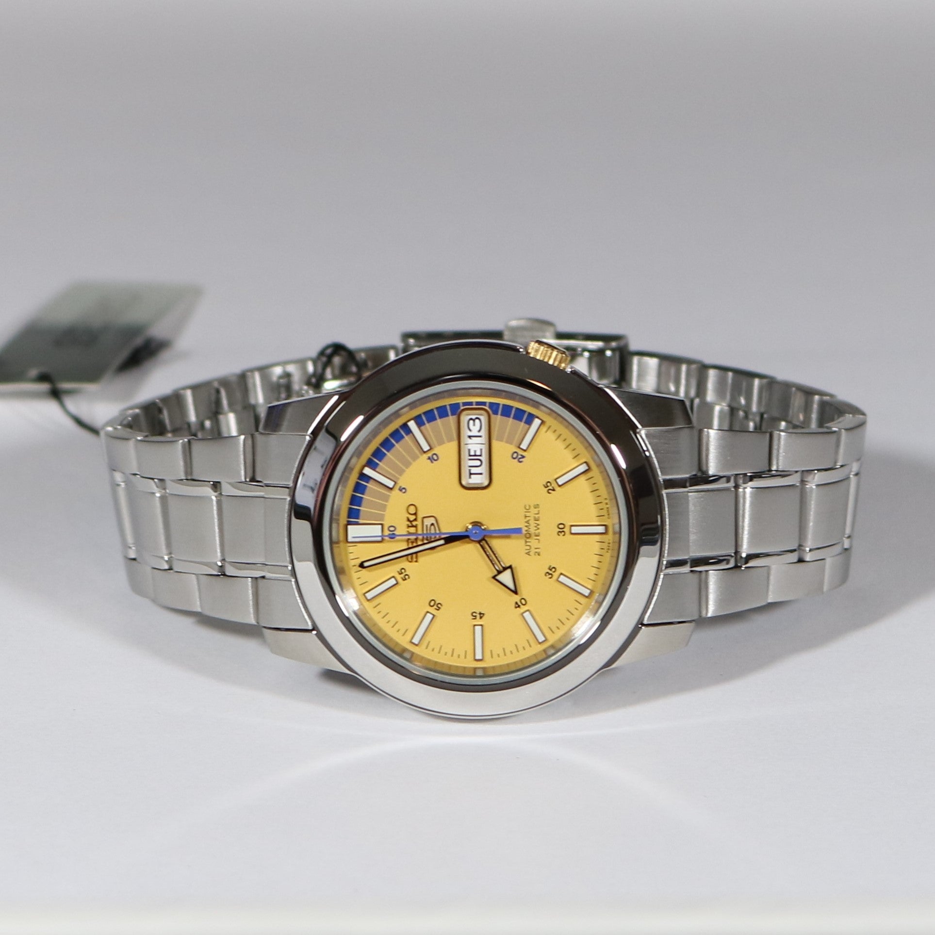 Seiko 5 Sports Yellow Dial Men's Automatic Watch SNKK29K1