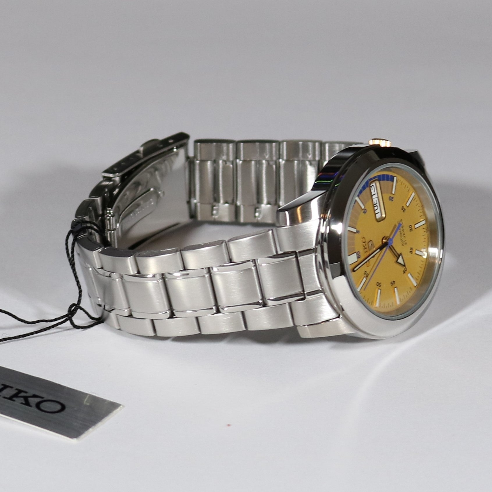 Seiko 5 Sports Yellow Dial Men's Automatic Watch SNKK29K1