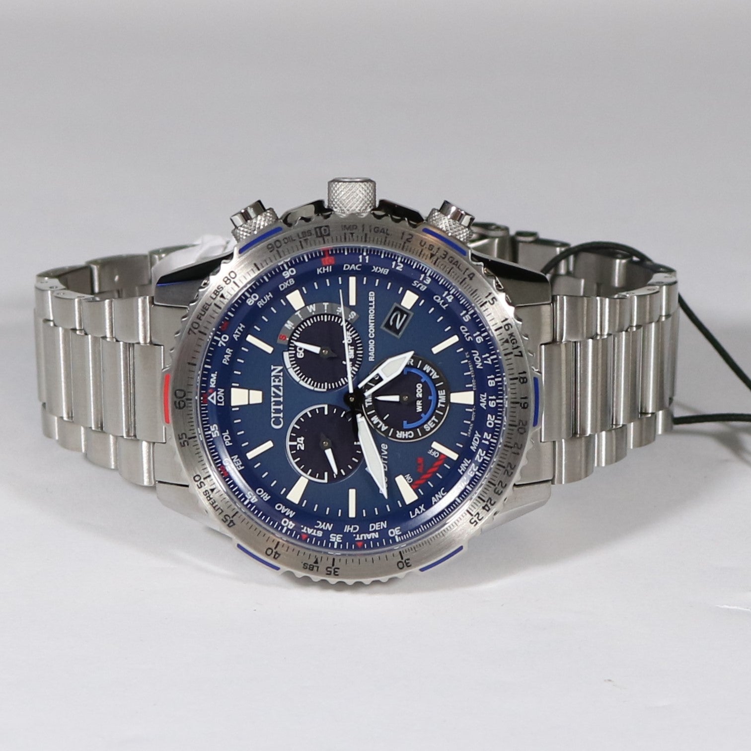 Citizen Promaster Eco-Drive Radio Controlled Chronograph Men's Watch CB5000-50L - Chronobuy