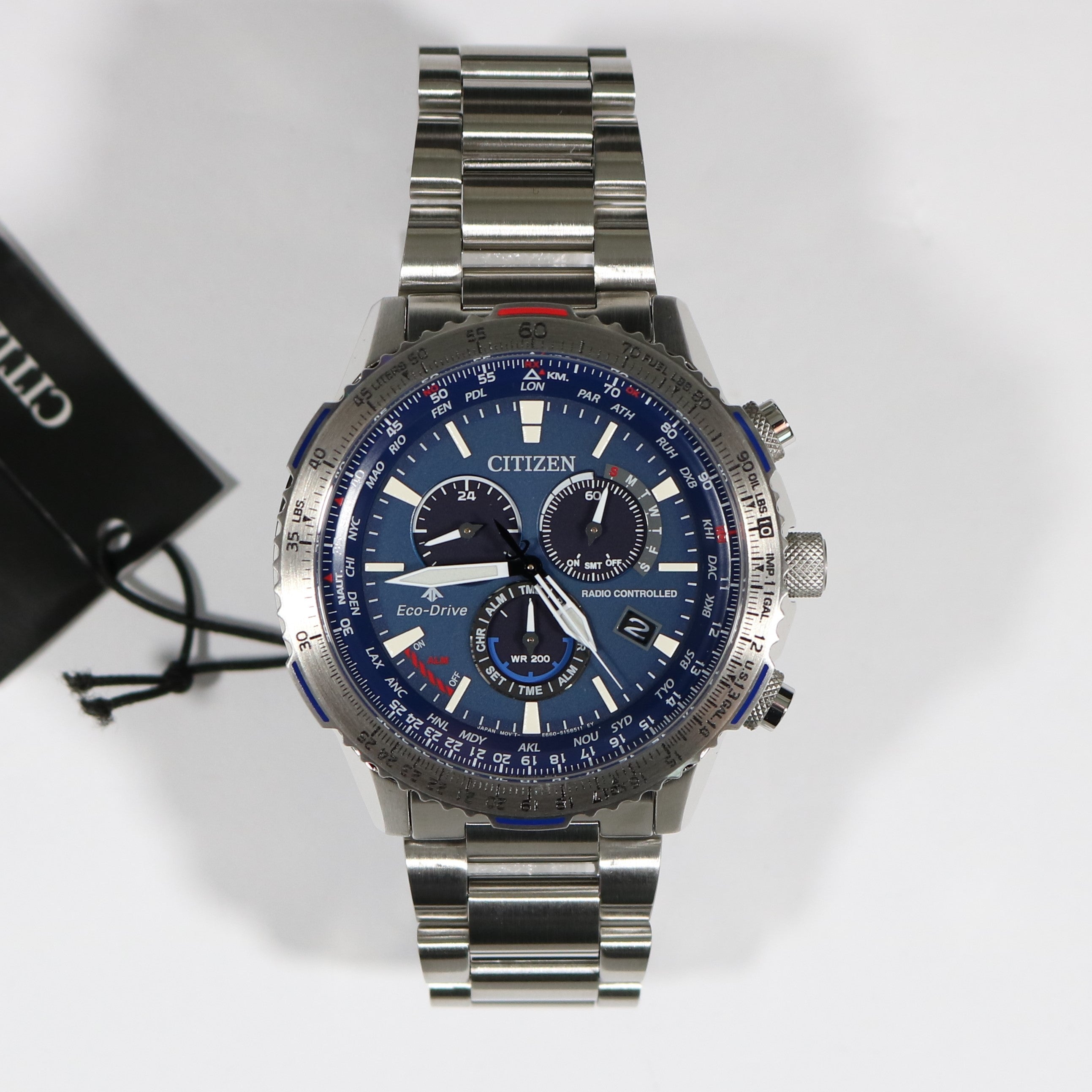 Citizen Promaster Eco-Drive Radio Controlled Chronograph Men's Watch CB5000-50L - Chronobuy