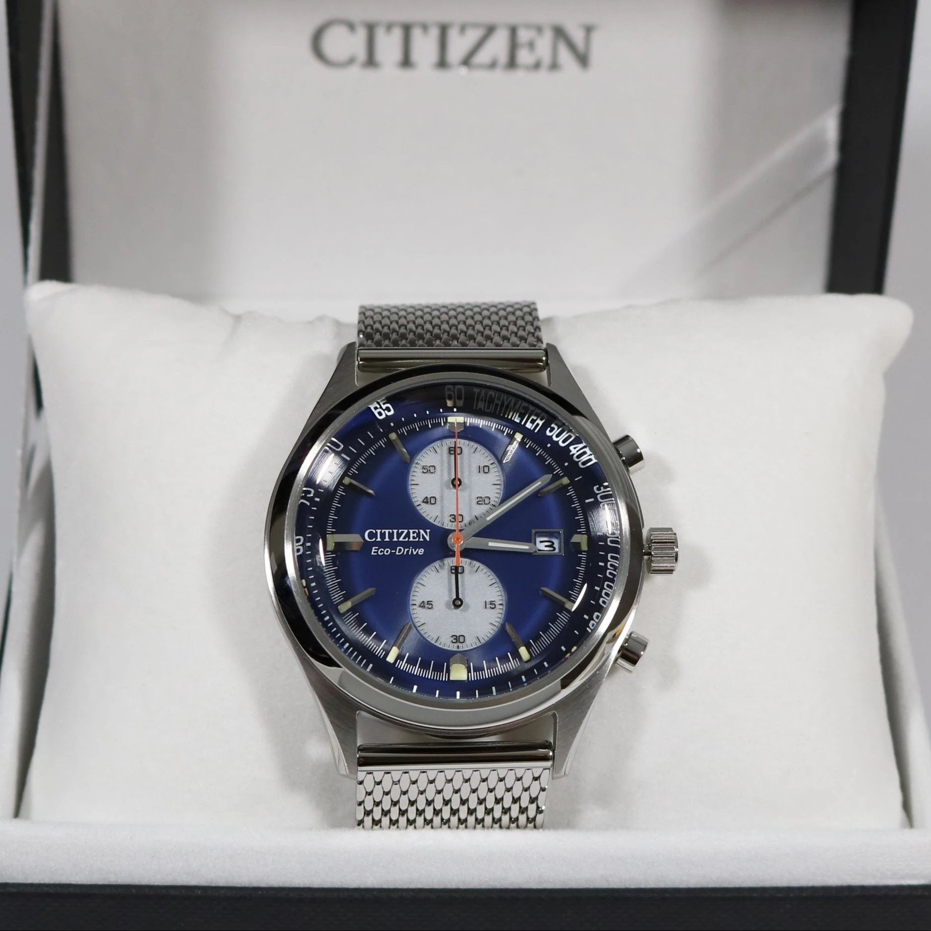 Citizen Eco-Drive Chandler Stainless Steel Men's Watch CA7020-58L - Chronobuy