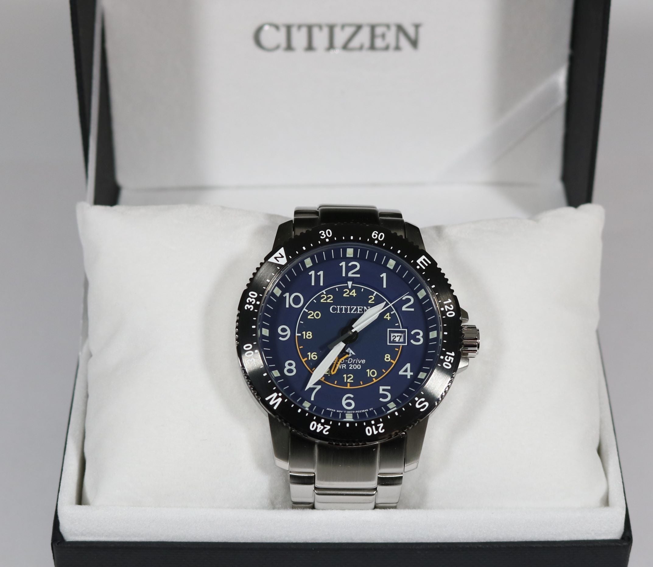 Citizen Eco-Drive Promaster Land GMT  Blue Dial Men's Watch BJ7094-59L - Chronobuy