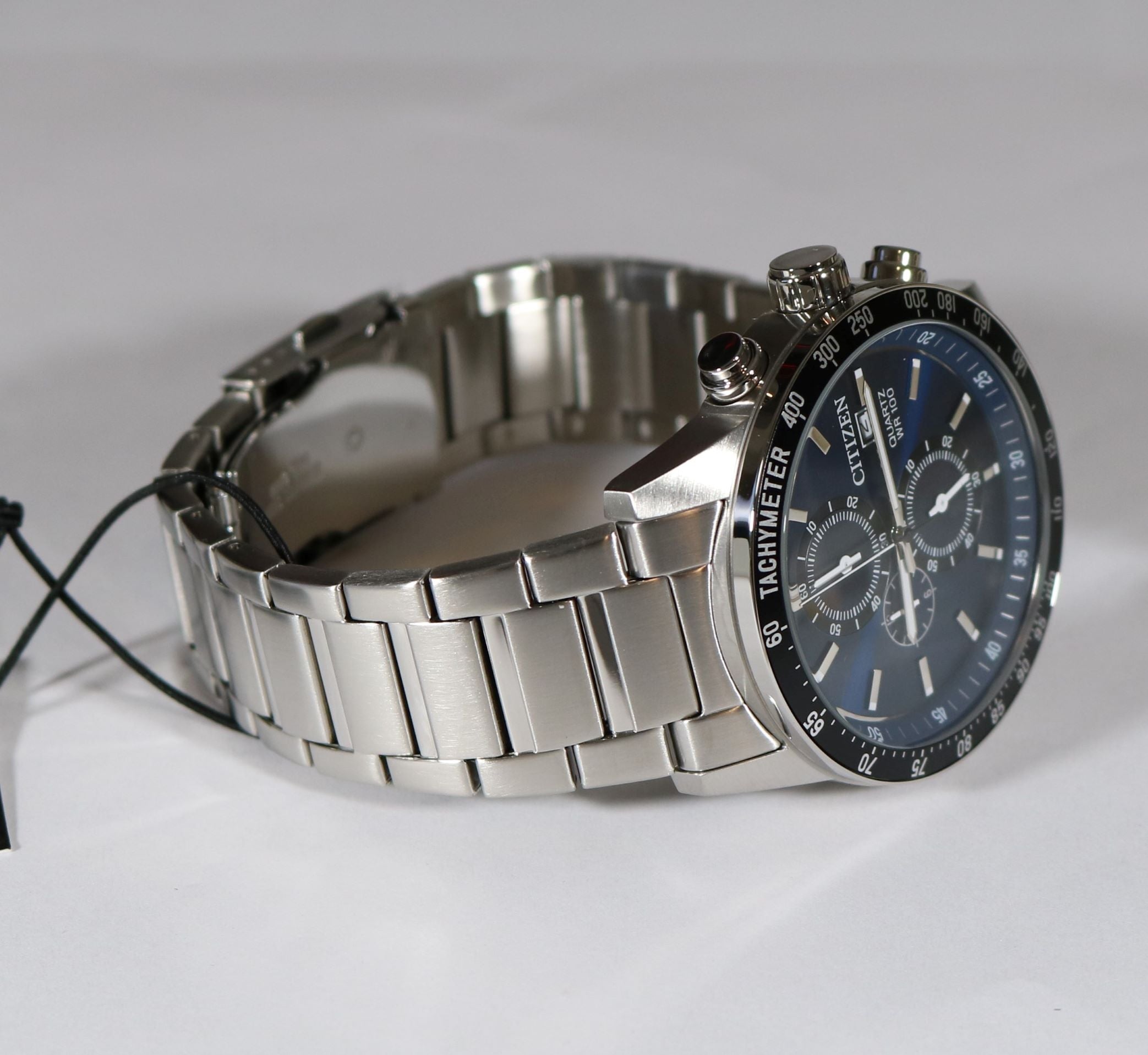 Citizen Chronograph Quartz Blue Dial Men's Stainless Steel Analog Watch AN3600-59L - Chronobuy