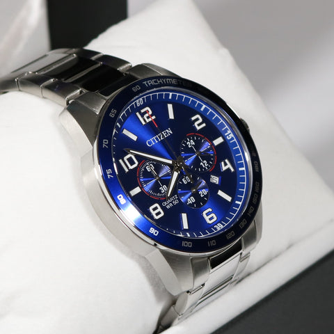 Citizen hot sale tachymeter blue