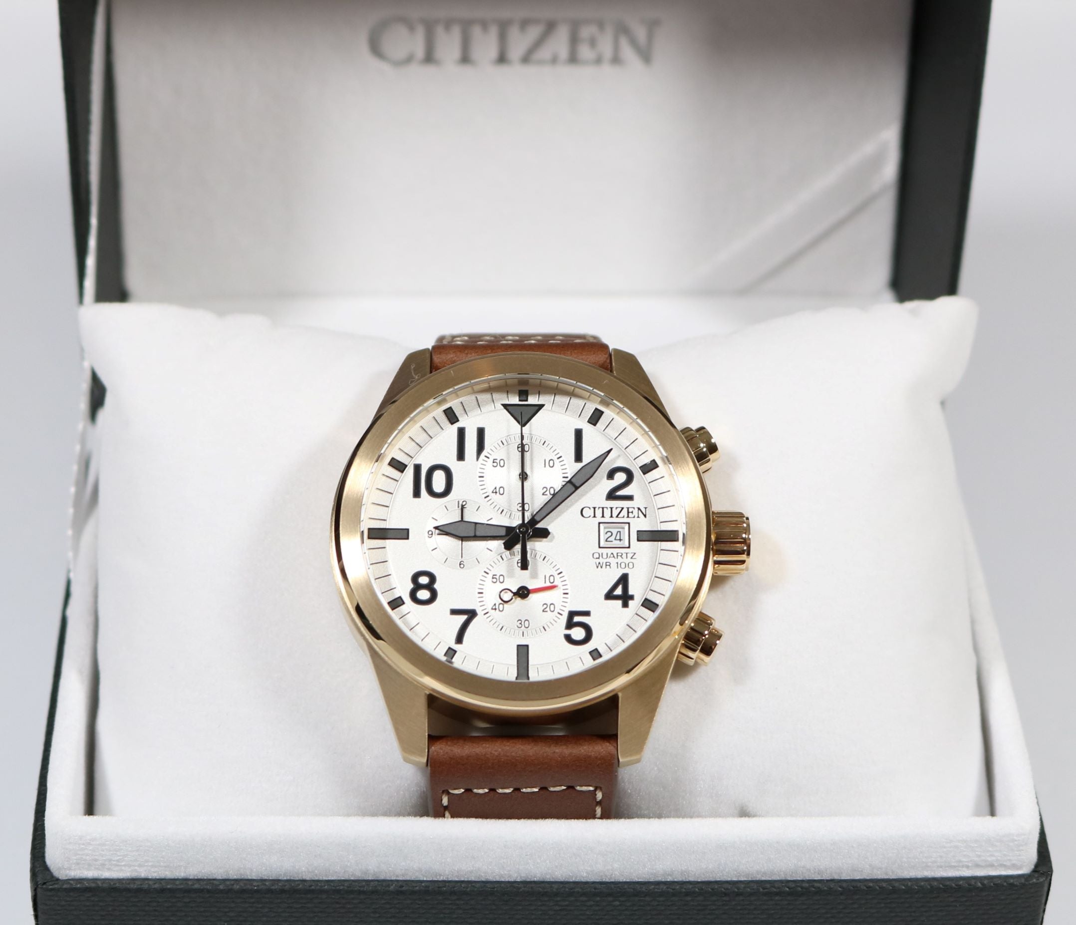 Citizen Rose Gold Tone Quartz Chronograph Watch AN3623-02A‎ - Chronobuy