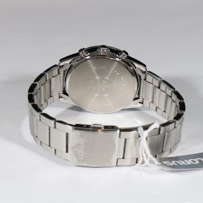 Lorus White Dial Stainless Steel Chronograph Men's Watch RM393FX9