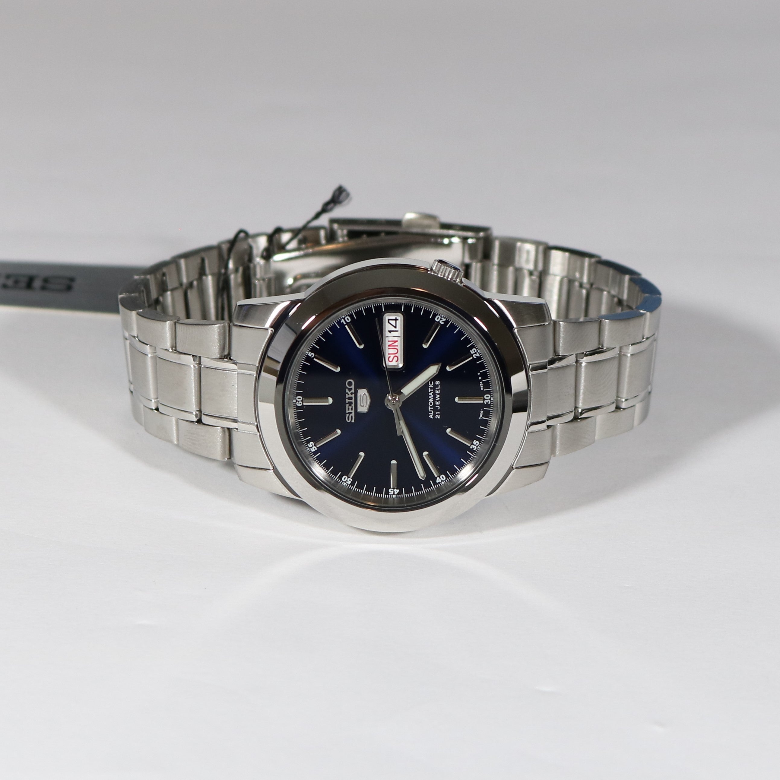 Seiko 5 Blue Dial Stainless Steel Men's Watch SNKE51K1