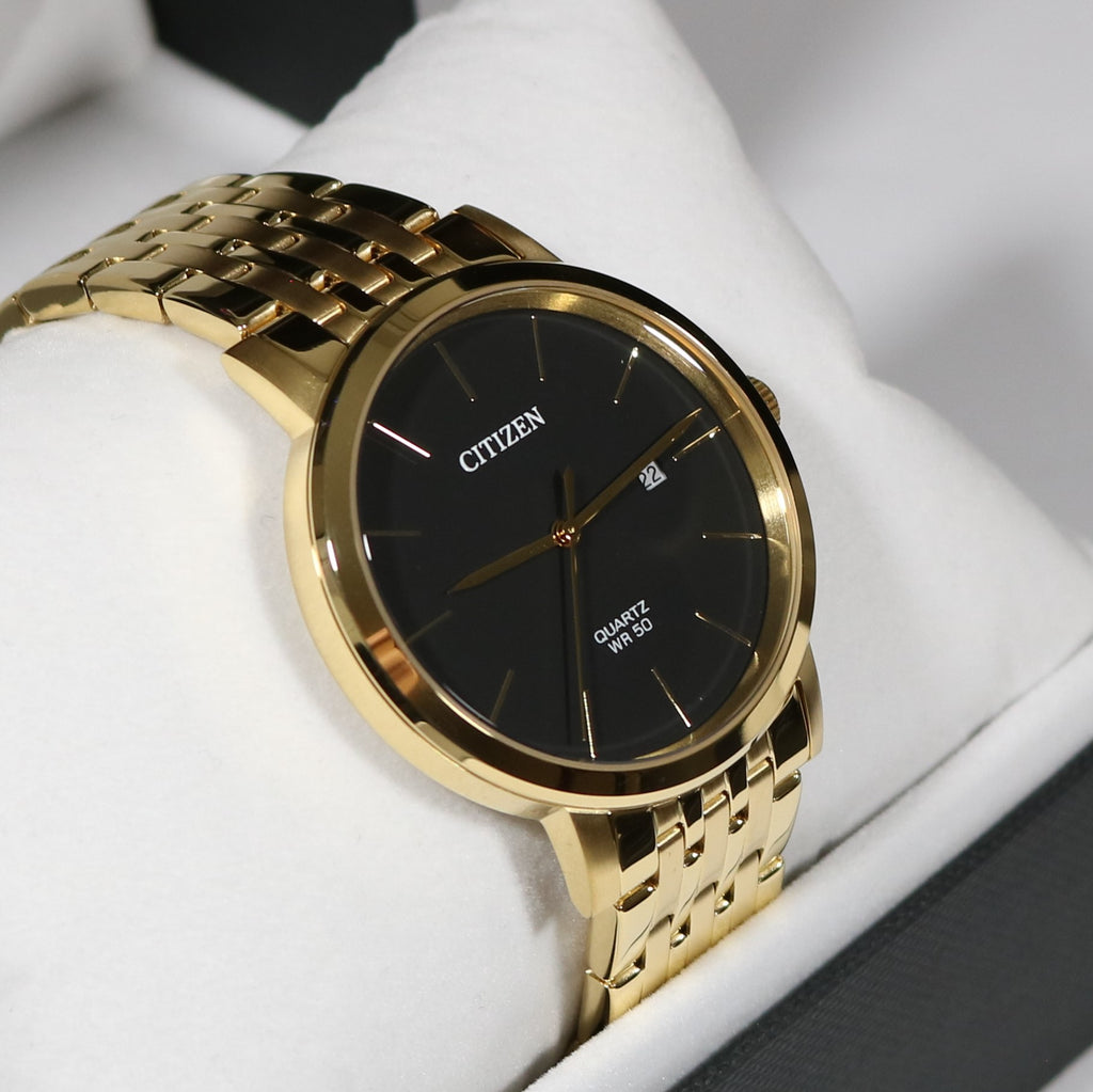Citizen Quartz – Chronobuy Stainless Steel BI5072-51E Gold Men\'s Tone Watch