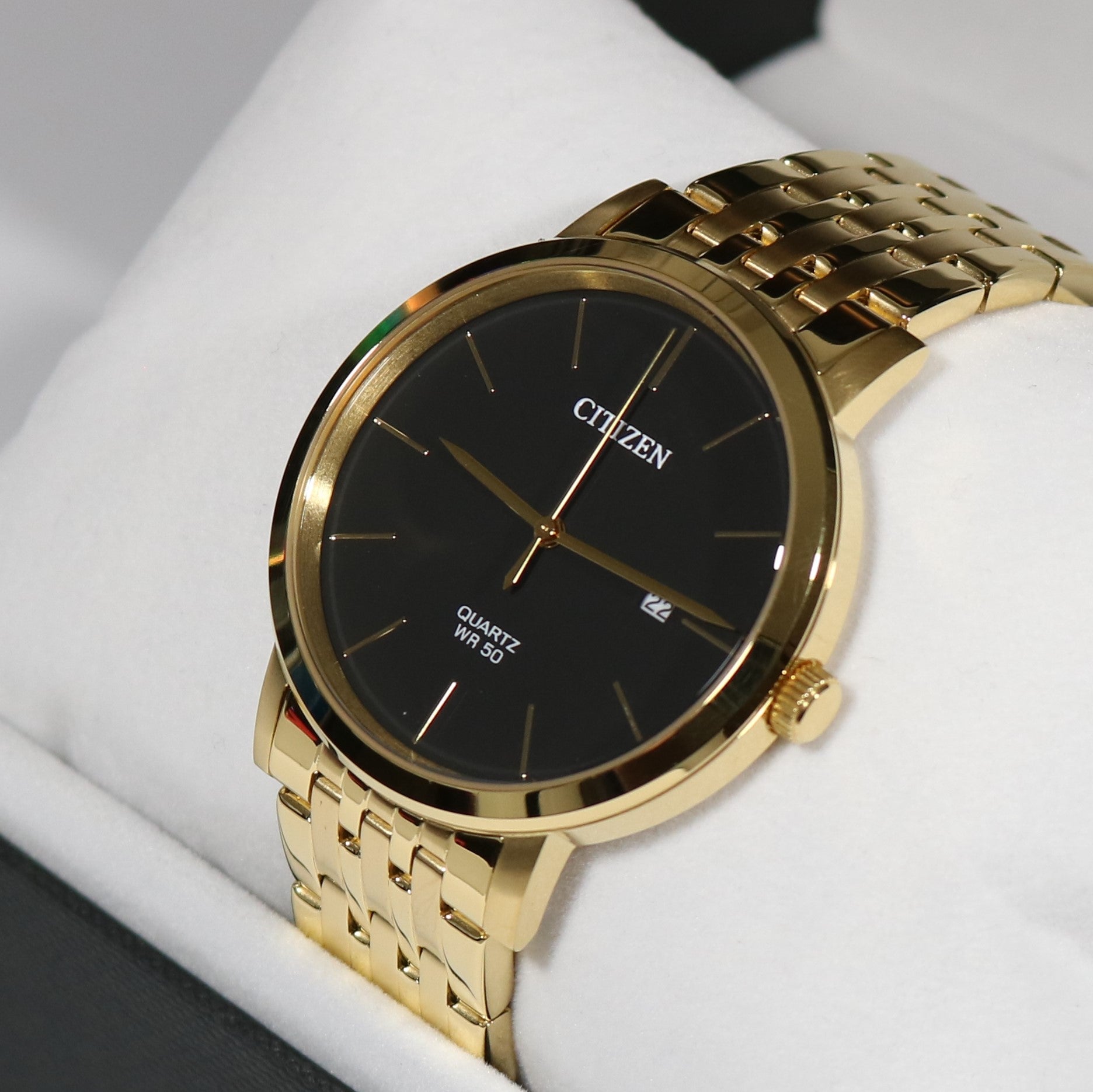 Men\'s Chronobuy Gold Stainless Quartz – BI5072-51E Citizen Steel Tone Watch