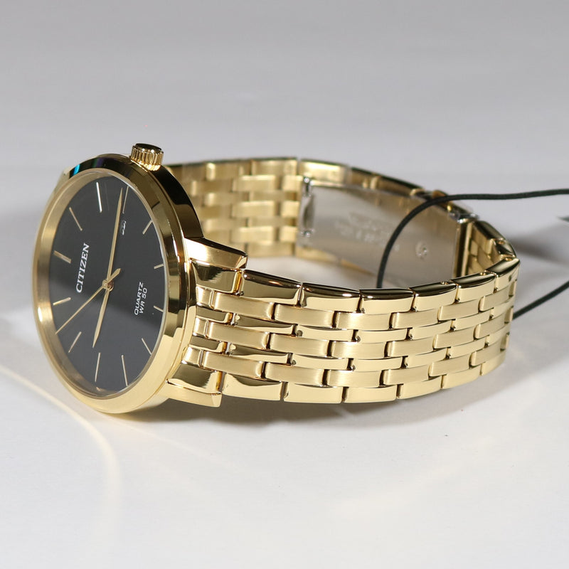Stainless Gold Quartz Watch – Citizen Steel Men\'s BI5072-51E Tone Chronobuy
