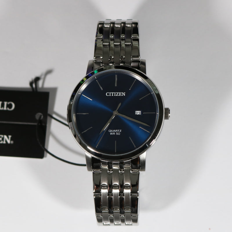 Citizen Quartz Blue Steel Style Stainless Classic Men\'s Chronobuy Watch BI5 – Dial