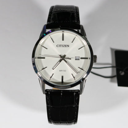 Citizen Quartz Classic Style White Dial Stainless Steel Men's Watch BI5000-01A