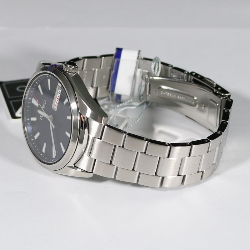 Seiko Quartz Blue Dial SUR341P1 Men\'s – Stainless Steel Chronobuy Watch
