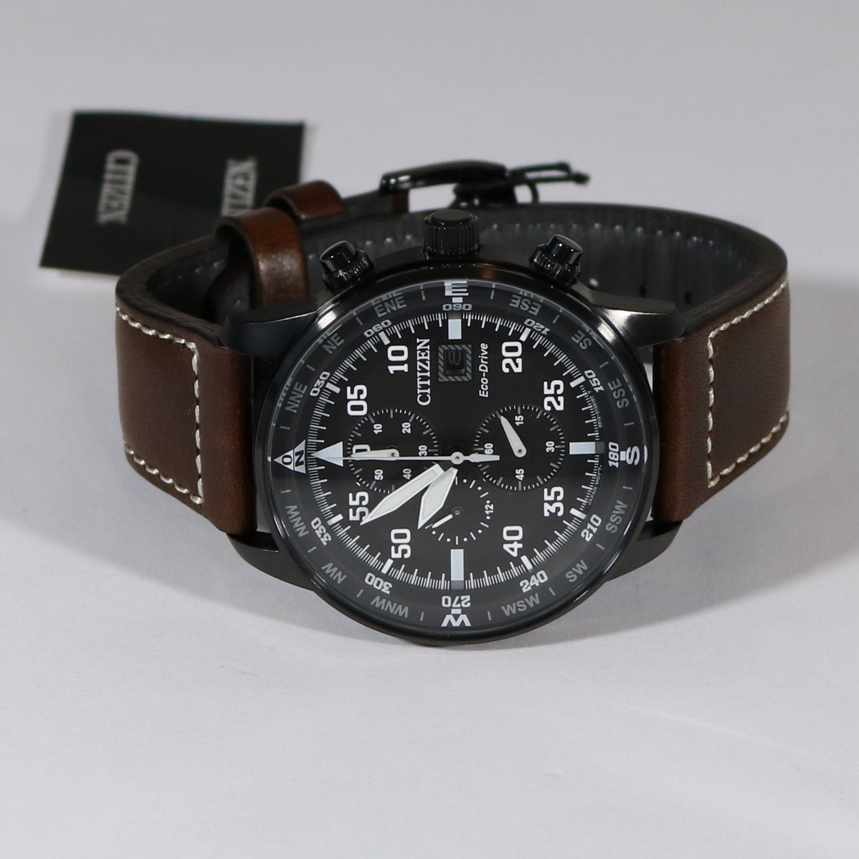 Citizen Eco-Drive Aviator Black Dial Chronograph Men's Watch CA0695-17E - Chronobuy