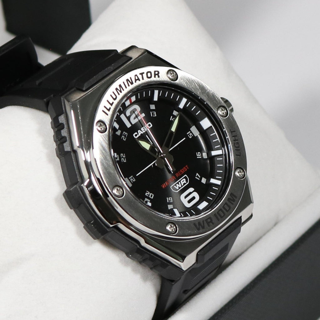 Casio illuminator orders stainless steel black