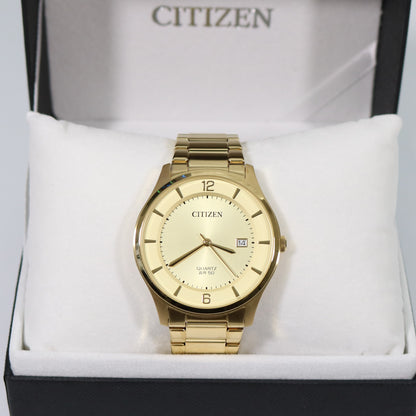 Citizen Men's Quartz Gold Tone Analog Watch BD0043-83P - Chronobuy