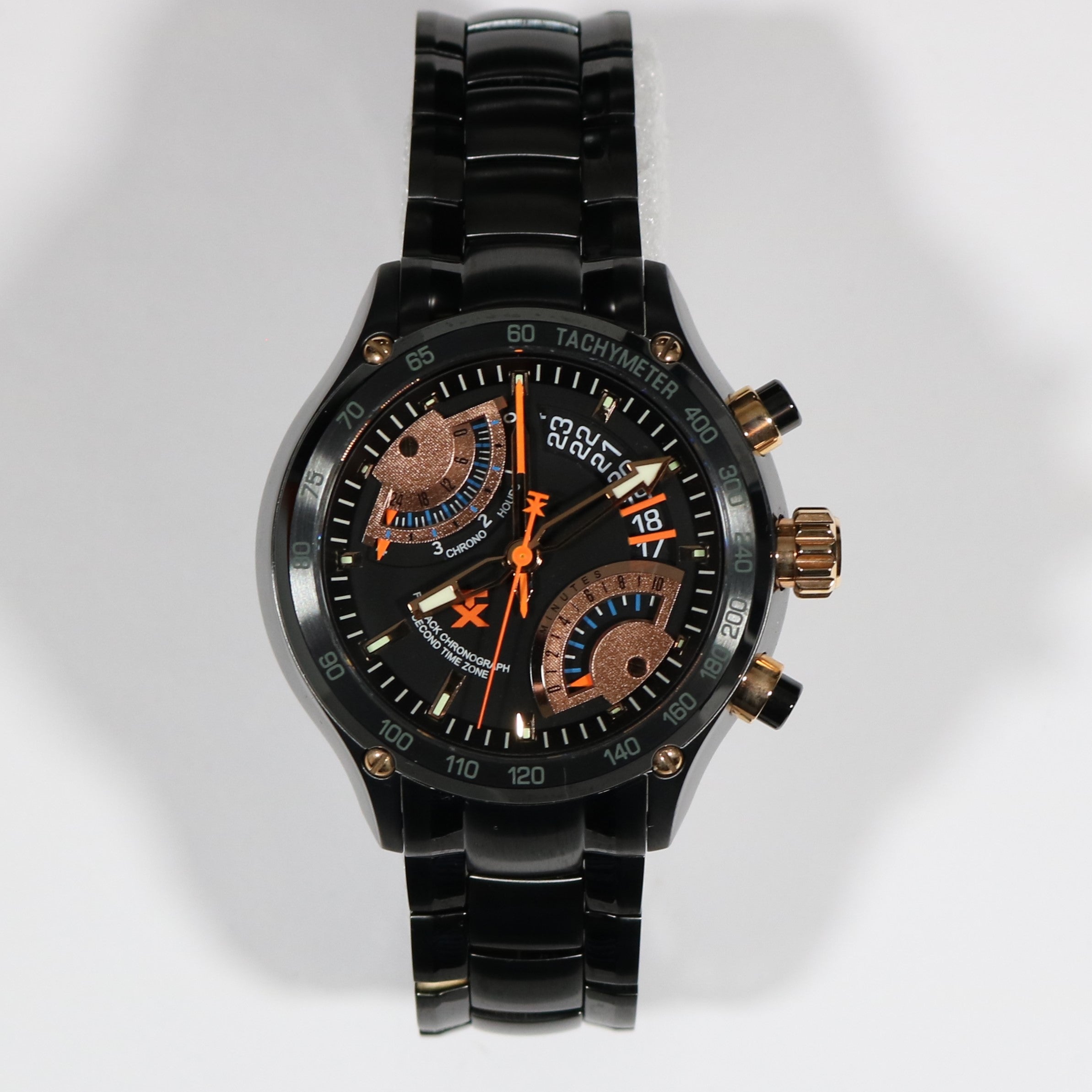 Timex TX Series Flyback Chronograph Black Dial Men's Watch T3C163