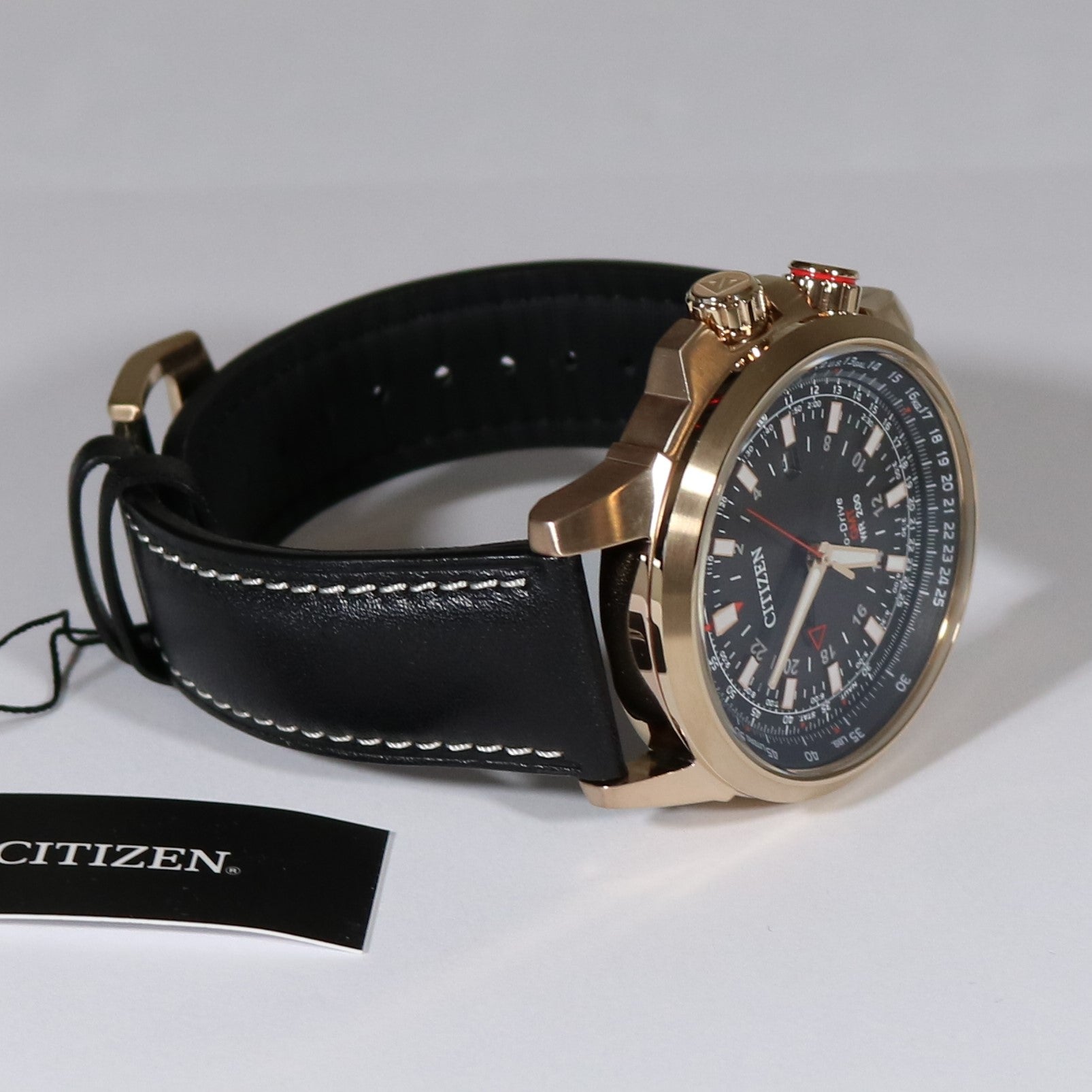 Citizen Men's Eco Drive Rose Gold Tone Sport Watch BJ7073-08E - Chronobuy