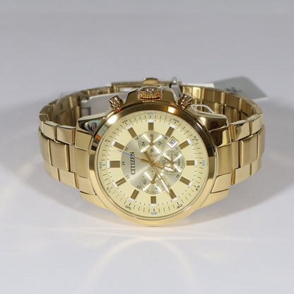 Citizen Men's Chronograph Gold Tone Watch AN8083-51P - Chronobuy