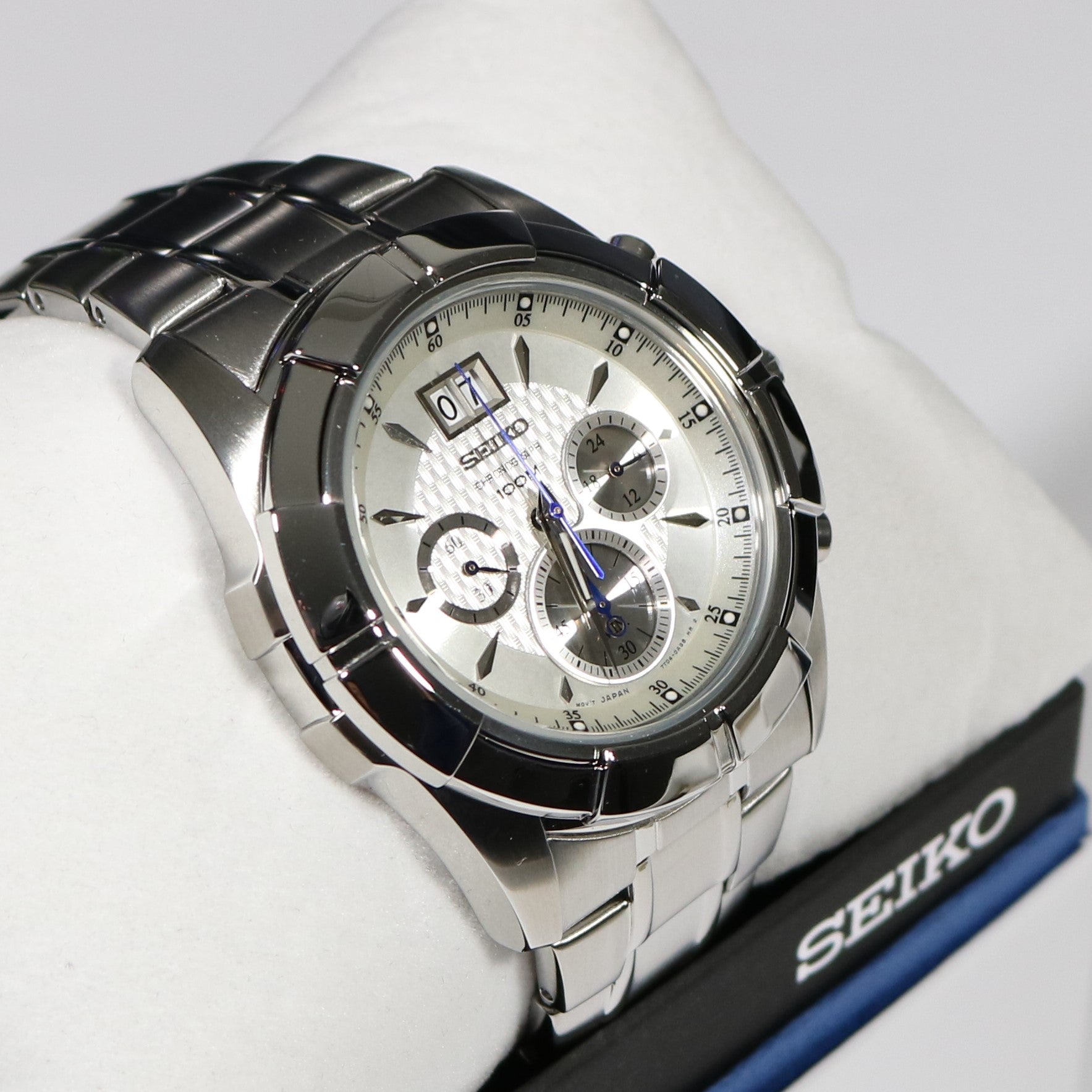 Seiko Lord Men's Stainless Steel White Dial Watch SPC107P1