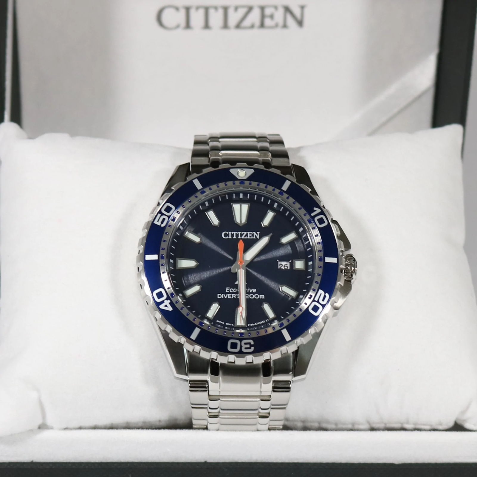 Citizen Eco Drive Promaster Blue Dial 200M Divers Watch BN0191-80L - Chronobuy