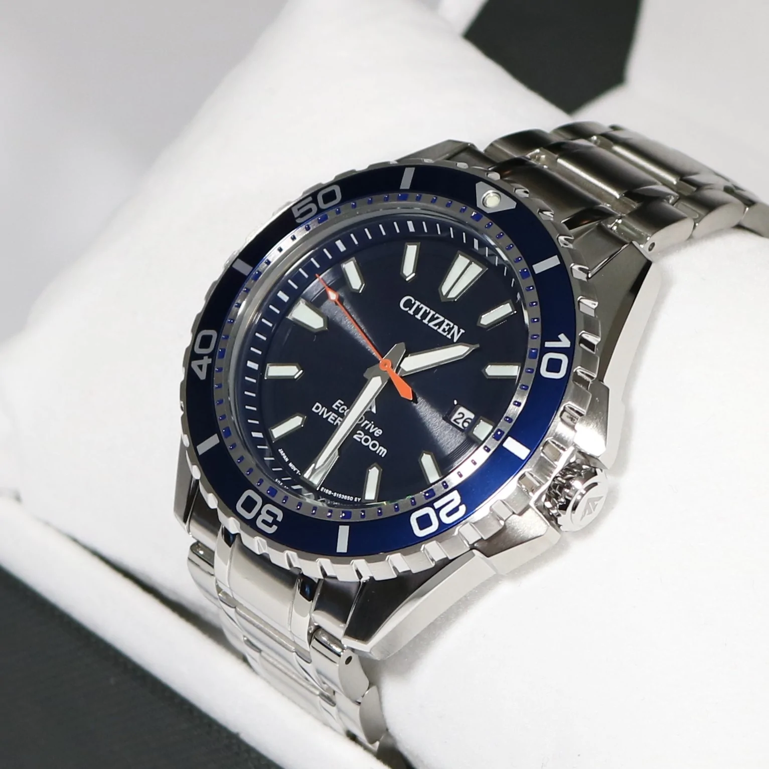 Citizen Eco Drive Promaster Blue Dial 200M Divers Watch BN0191-80L - Chronobuy