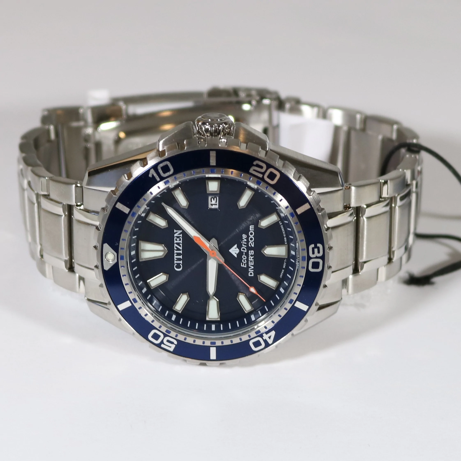 Citizen Eco Drive Promaster Blue Dial 200M Divers Watch BN0191-80L - Chronobuy