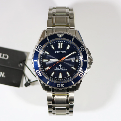 Citizen Eco Drive Promaster Blue Dial 200M Divers Watch BN0191-80L - Chronobuy