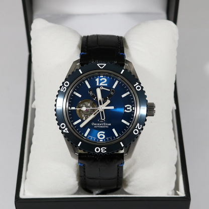 Orient Star Sport Blue Dial Automatic Diver Men's Watch RE-AT0108L00B